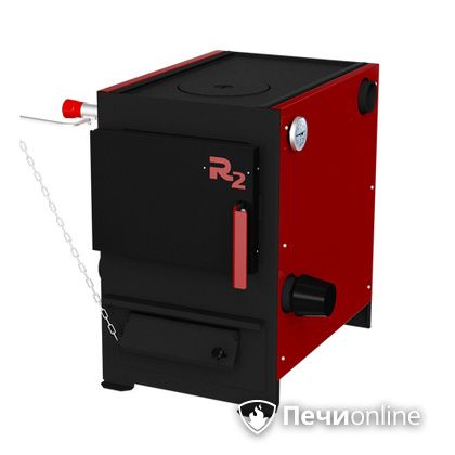 Твердотопливный котел Термокрафт R2 9 кВт конфорка термометр круглый выход в Краснодаре